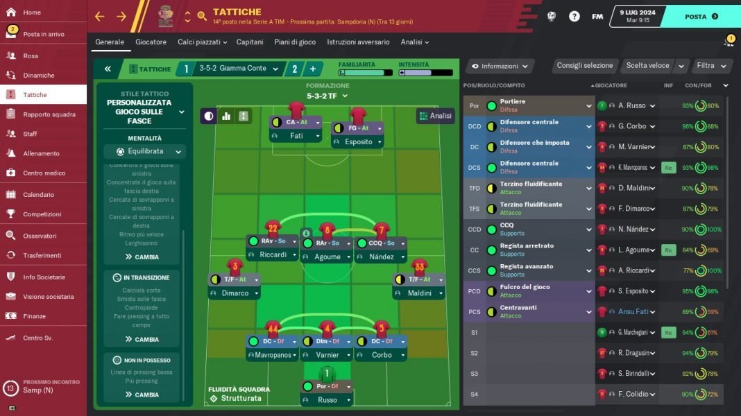 3-5-2 - Giamma Conte : Anteprima 3-5-2 - Giamma Conte : Anteprima