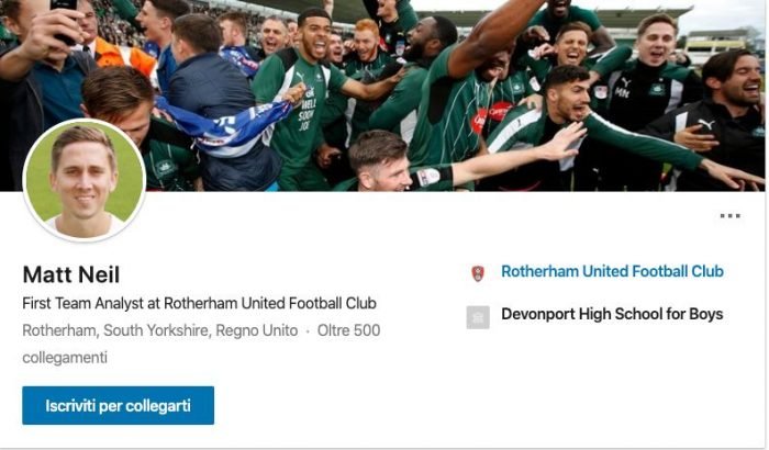 Matt Neill - Analista al Rotherham