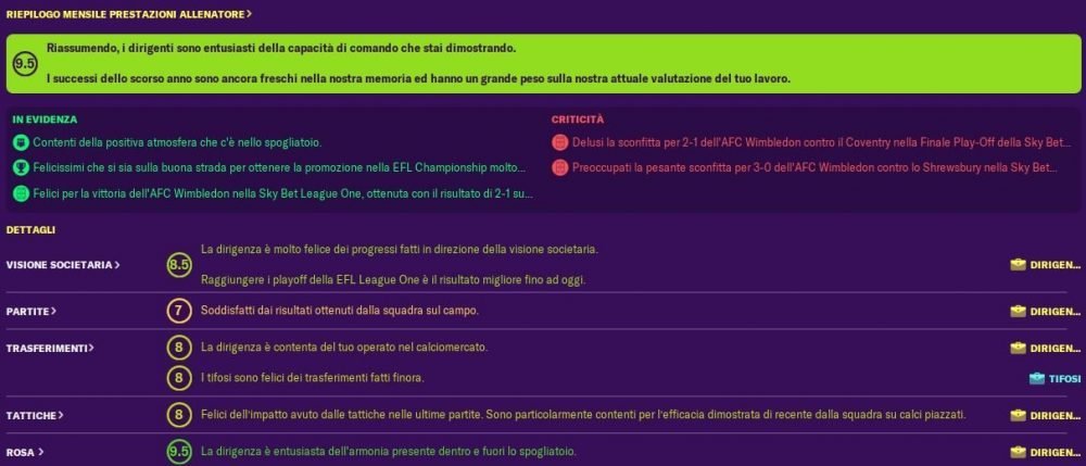 Felicità Dirigenza