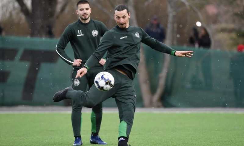 Zlatan in allenamento