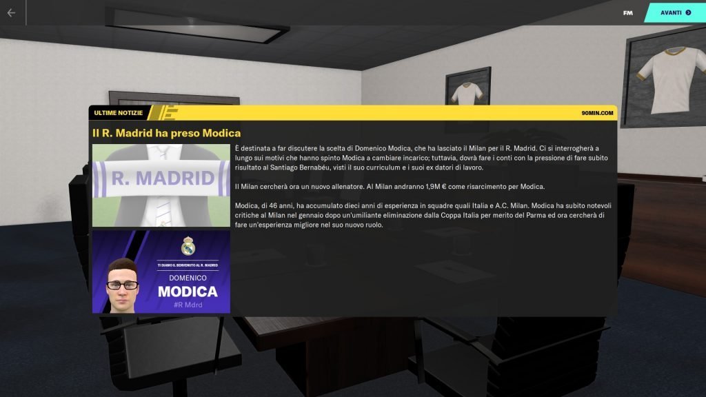 Presentazione - Domenico Modica al Real Madrid