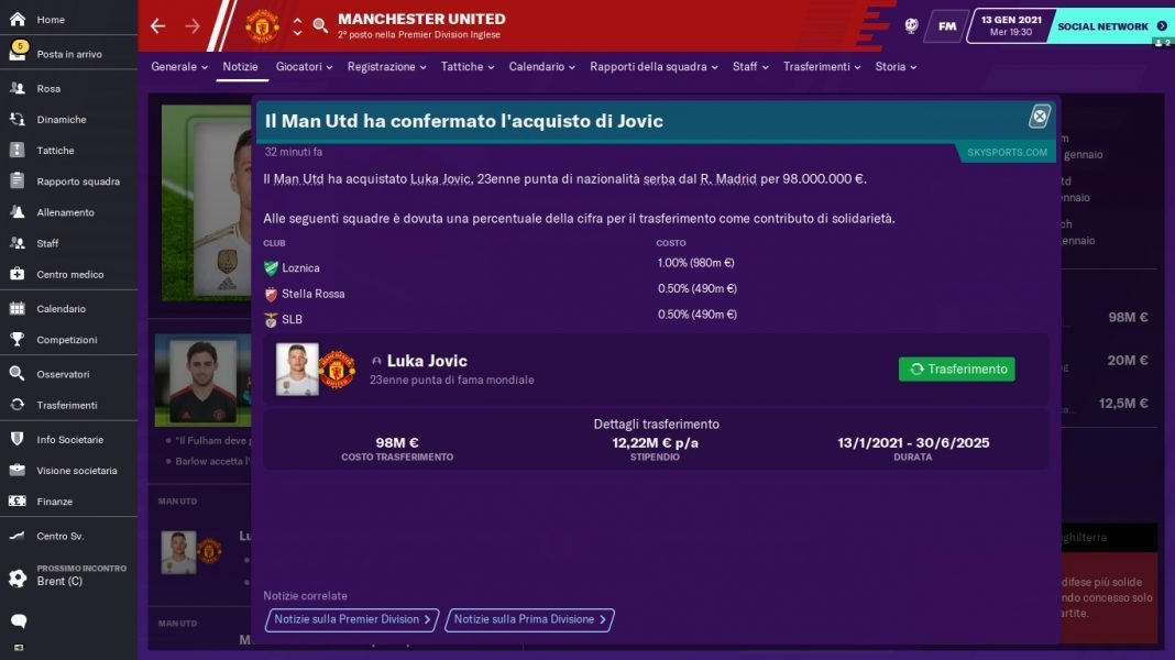 City vs United - Parte Seconda