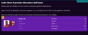 Giocatore dell'anno FM 21