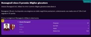 Premio miglior giocatore serie A