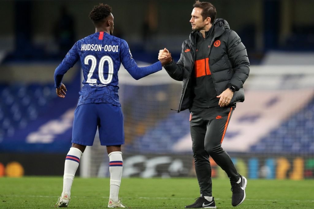 Hudson Odoi e Frank Lampard
