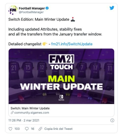 Tweet FM 21 - Update