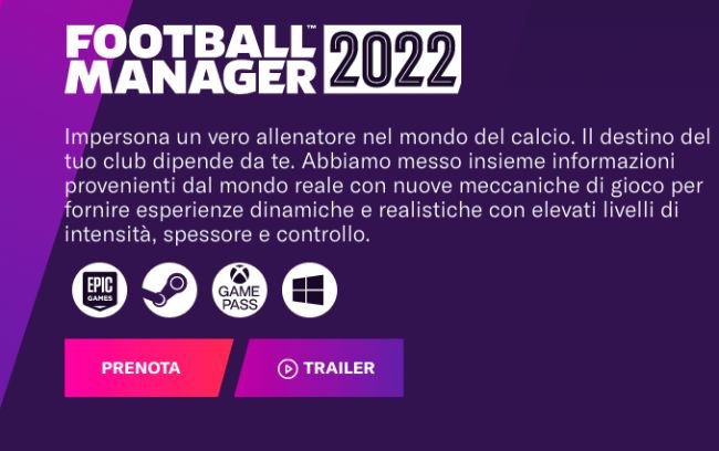 Dove giocare a FM 22