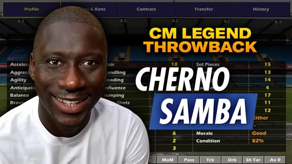 Cherno Samba il fenomeno di Football Manager che non ha realizzato le aspettative