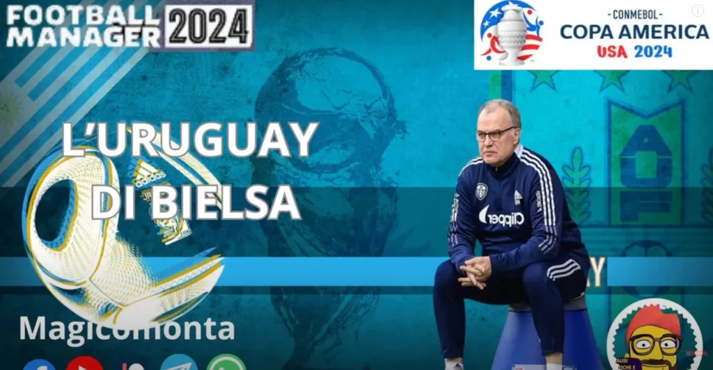 Tattica dell'Uruguay di Marcelo Bielsa in Copa America 24